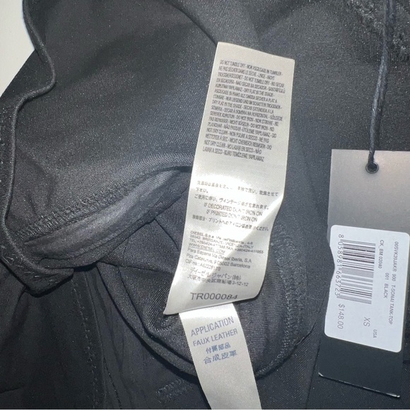 NEW Diesel T Sonai Womens Tank Top Black Ruffle Sleeves Size XS - Picture 8 of 10